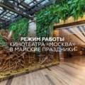 Режим работы кинокомплекса в майские праздники
